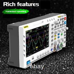 1014D 7 2Channel Tablet Oscilloscope Digital Storage LCD Display White