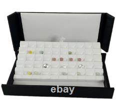 11x20x2.5 Cm Diamond Display Tray Stone Storage Case Gem Box Jewelry Holder