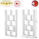 12-cube Display Shelf Bookcase Storage Open Shelves Room Divider For Home Office