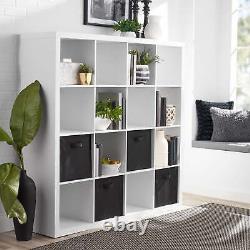 16-Cube Storage Organizer, Bookcase, Display Compartment, Open Back, Home Office