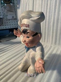 1930s TAPPAN ADVERTISING FIGURE STORE DISPLAY Little Chef chalkware RARE Piece