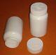 200cc / 280 White Round Hdpe Plastic Wide Mouth Medicine Bottles & Safety Caps