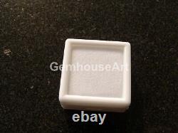 2160 Pcs 3 x 3 Cm White Gem Display plastic box Storage for Gems