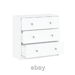 3 Drawer Chest Cabinet Dresser Bedroom Clothes Storage Organizer Table Display