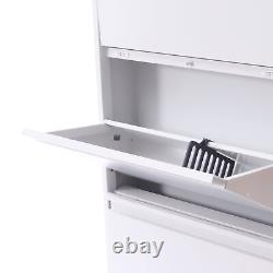 3-Layer Shoe Rack Cabinet Modern Shoe Storage Display Organizer For Hallway