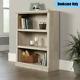3-shelf Bookcase Adjustable Storage Cottage Style Display Organizer Off-white