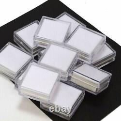 3x3 Cm Black & White Gemstone Diamond Jewelery Display Storage box Free Shipping