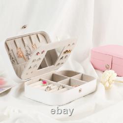 40x Jewelry Box Travel Portable Storage Case Earrings Necklace Bracelet Ring Box