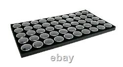 5 Drawer Jewelry Hobby Gem Organizer Display Case with 250 Gem Jar Insert