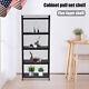 5 Shelf Modern Bookcase Bookshelf Home Display Rack Storage Cabinet And Doors