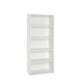 5-tier Bookcase Adjustable 5 Shelves Home Decors Display Storage Organizer White