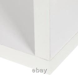 5-Tier Bookcase Adjustable 5 Shelves Home Decors Display Storage Organizer White