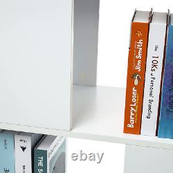5 Tier Bookcase Freestanding Bookshelf Wood Storage Display Cabinet Unit with