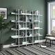 5 Tier Bookcase Open Bookshelf Display Storage Shelves For Home Office