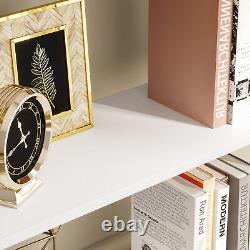 5-Tier Etagere Bookshelf Bookcase for Home Office Storage Shelves Display Rack