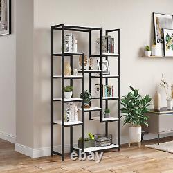 70.9 Tall 12 Shelf Bookshelf Bookcase Open Display Storage Rack for Living Room