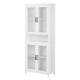 72in Floor Home Storage Cabinet Tall Pantry Kitchen With Large Space Organizer