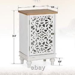 Accent Cabinet Console Table Decorative Sideboard Buffet Storage Cabinets White