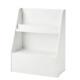 Bergig Book Display With Storage, White New Free Shipping