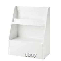 BERGIG Book display with storage, white NEW FREE SHIPPING
