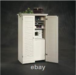 Best Craft Table Cabinet Armoire Storage Furniture Folding Sewing White Desk New