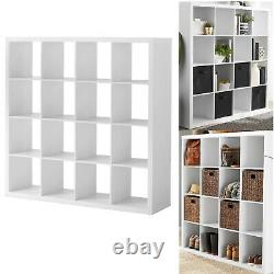 Better Homes And Gardens 16 Cube Square Storage Organizer Display Natural NEW