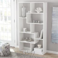 Book Shelf Bookcase Wood Bookshelf Shelves White Cube Storage Display Organizer