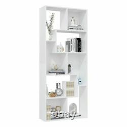 Book Shelf Rack Storage Organizer Cabinet Bookcase Display Wood Bookshelf White