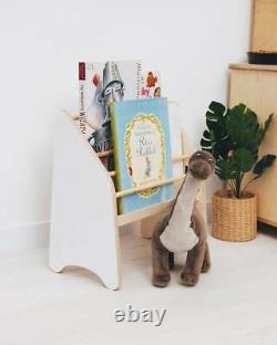 Bookshelf Kids Bookcase Storage Rack Organizer Book Holder Display Nursery Child