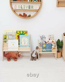 Bookshelf Kids Bookcase Storage Rack Organizer Book Holder Display Nursery Child