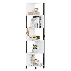 Bookshelf Leaning Ladder 69 Tall Bookcase Open Small Book Display Storage Rack