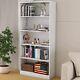 Bookshelves And Bookcases Floor Standing Tall Bookcase 5 Tier Display Storage