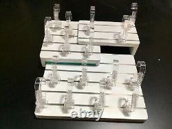 Brand New 2 In 1 White Baby-G Watch Display Stand With 16 Clear Attachment Hooks