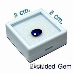 (Buy 1000 Pcs Get 100 Pcs Free) 3x3 Cm Gem Display plastic box Storage for Gems