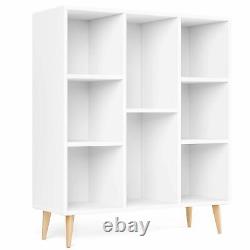 Cabinet Bookcase Storage Display Wooden Cube Storage Unit Bookshelf Organizers