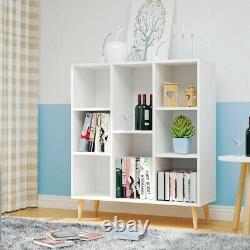 Cabinet Bookcase Storage Display Wooden Cube Storage Unit Bookshelf Organizers