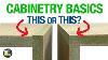 Cabinetry Basics Part 1 Video 435