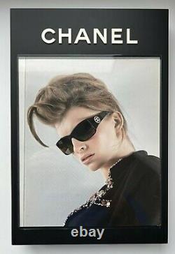 Chanel Display Factice Store Logo Black White 30 CM Super Rare
