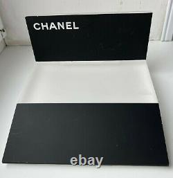 Chanel Display Factice Store Logo Black White Stand Super Rare