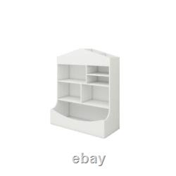 Children's Multi-Functional 7Shelf Bookcase Storage Display Rack Organizer White