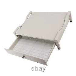 Countertop Cup Holder Sliding Tray Display Storage Drawer Stand Tray White Large