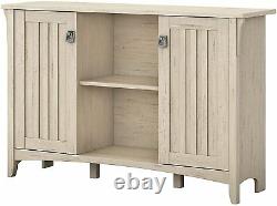 County Cottage Accent Storage Cabinet Console Table Display Storage Off-White