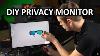 Diy Privacy Display Recycle Your Monitors In A Badass Way