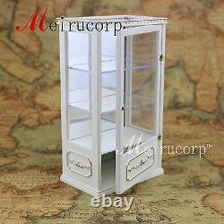 Dollhouse 1/12th Scale Miniature furniture Hand white Store display cabinet set