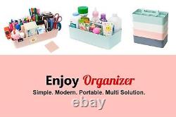 Enjoy Organizer Plastic Storage Caddy Organizer Multipurpose, Portable