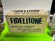 Fidelitone Record Player Needle Store Display, Storage Case Vintage Advertising