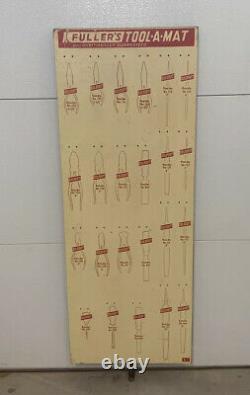 Fullers Tools TOOL-A-MAT Display Board Hardware Store Point Of Sale Rack
