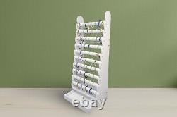 Giant 10-Tier White Wood Bracelet Display Stand 43.5 Tall Free Ship