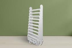 Giant 10-Tier White Wood Bracelet Display Stand 43.5 Tall Free Ship