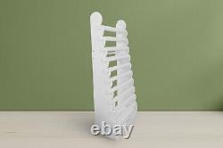 Giant 10-Tier White Wood Bracelet Display Stand 43.5 Tall Free Ship